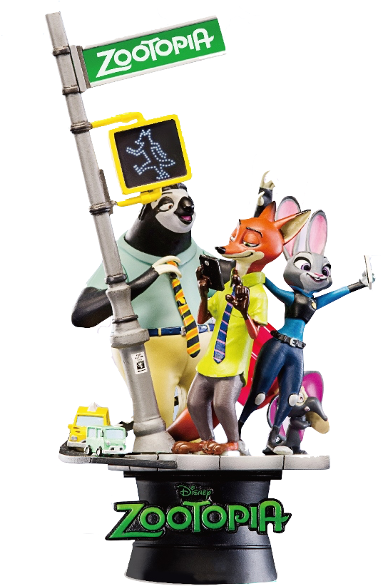 Beast Kingdom Toys Disney Zootopia Figure Toyslife - D Select Zootopia (744x1052), Png Download