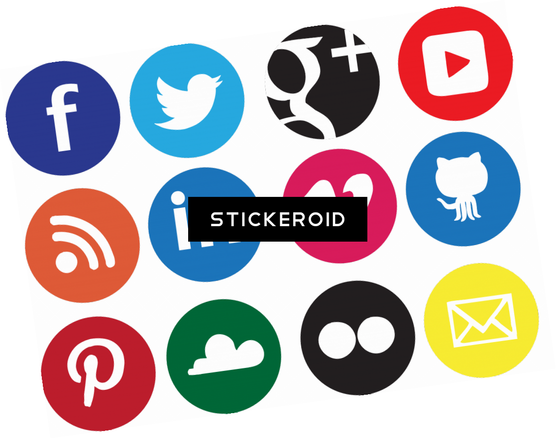 Social Icons Design Web - Twitter (1117x883), Png Download
