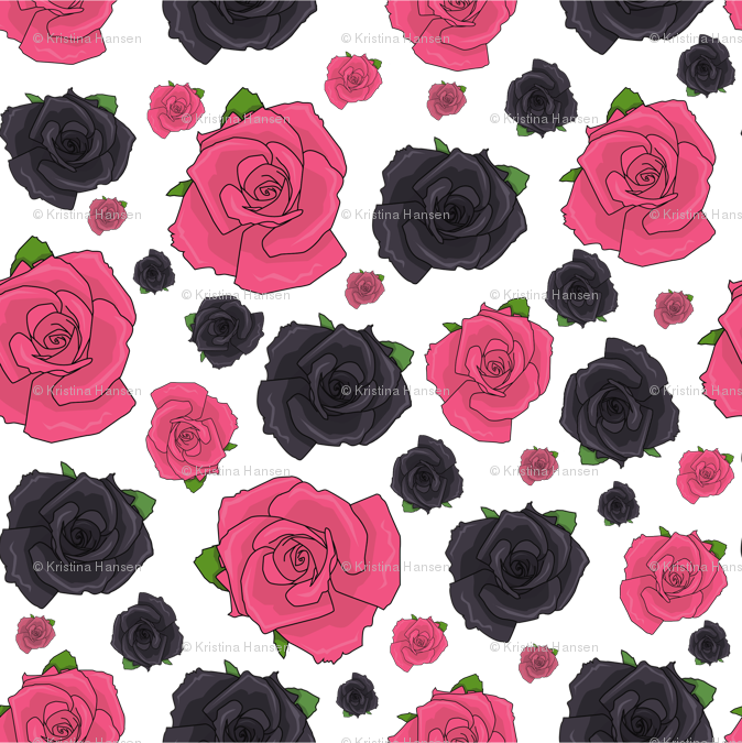 Black Roses Png (674x675), Png Download