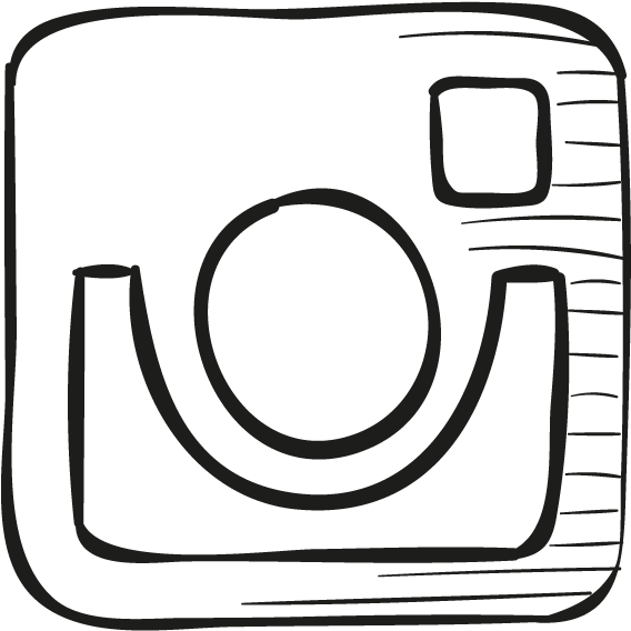 Handmade Social Icons-04 - Instagram Dibujado Png (851x851), Png Download