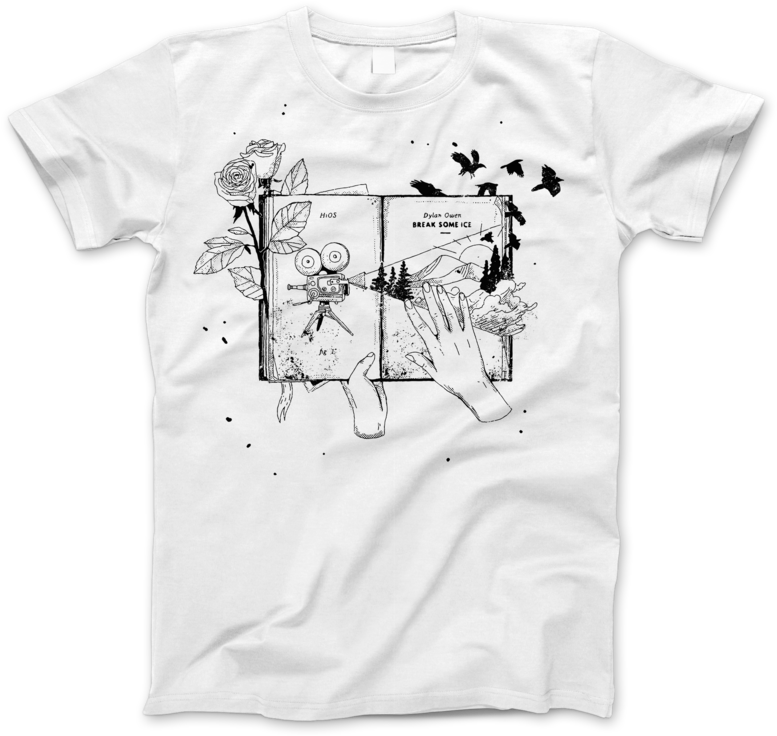 Break Some Ice Official T-shirt - Patti Smith Keith Richards T Shirt (811x1024), Png Download