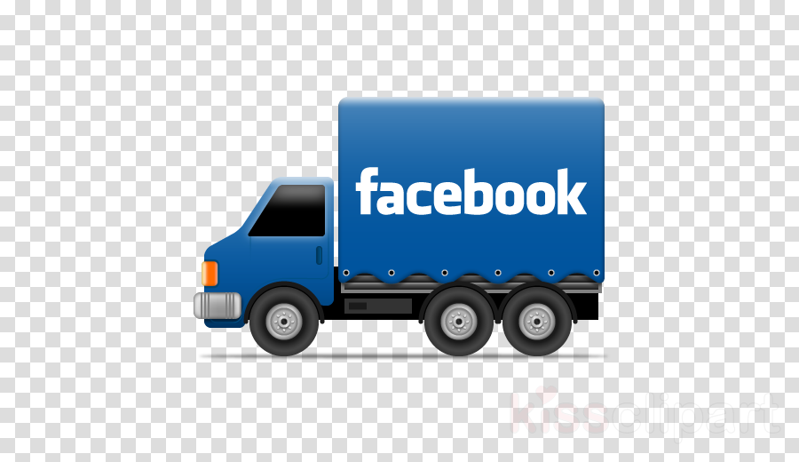 Facebook Truck Clipart Truck Like Button Facebook - Social Media Truck Icon (900x520), Png Download