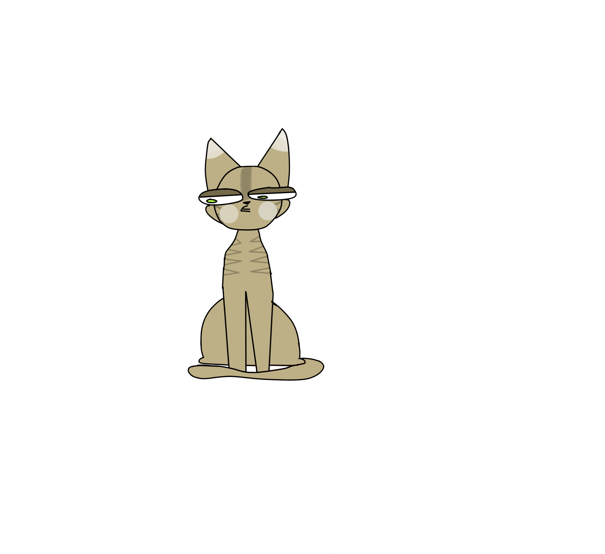Cat Yawns (2000x2000), Png Download