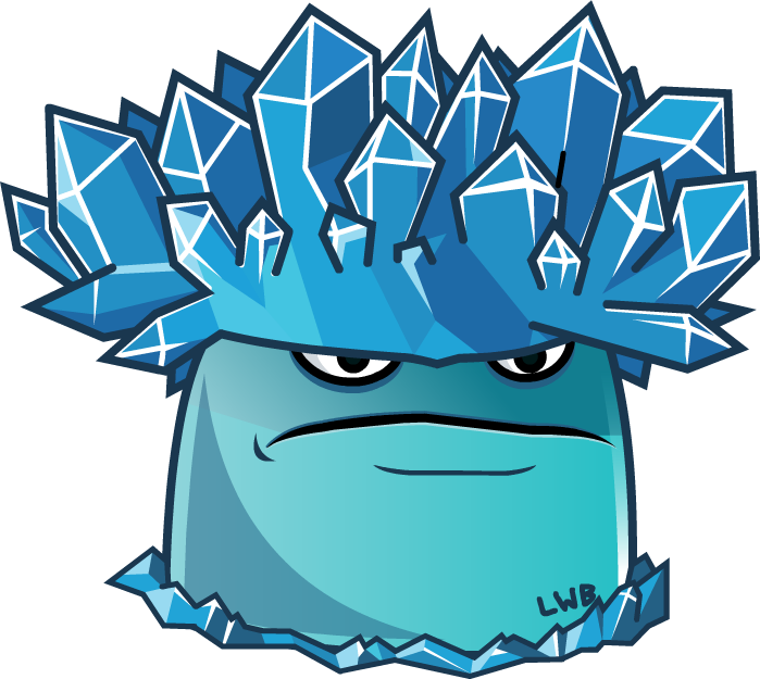 Ice Shroom By Lolwutburger - Ice Shroom Plants Vs Zombie Transparent (699x625), Png Download