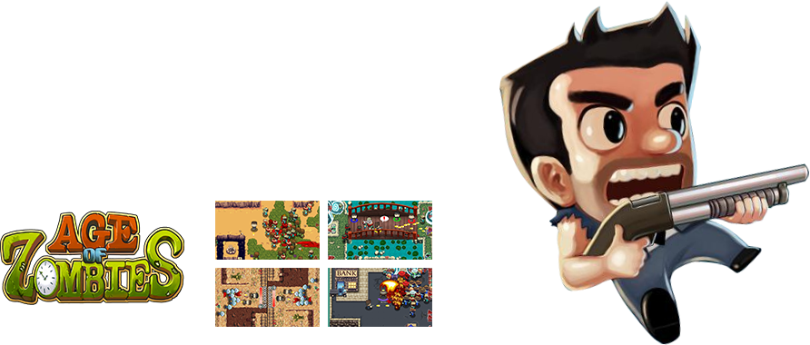 Age Of Zombies - Age Of Zombies Iphone (892x380), Png Download