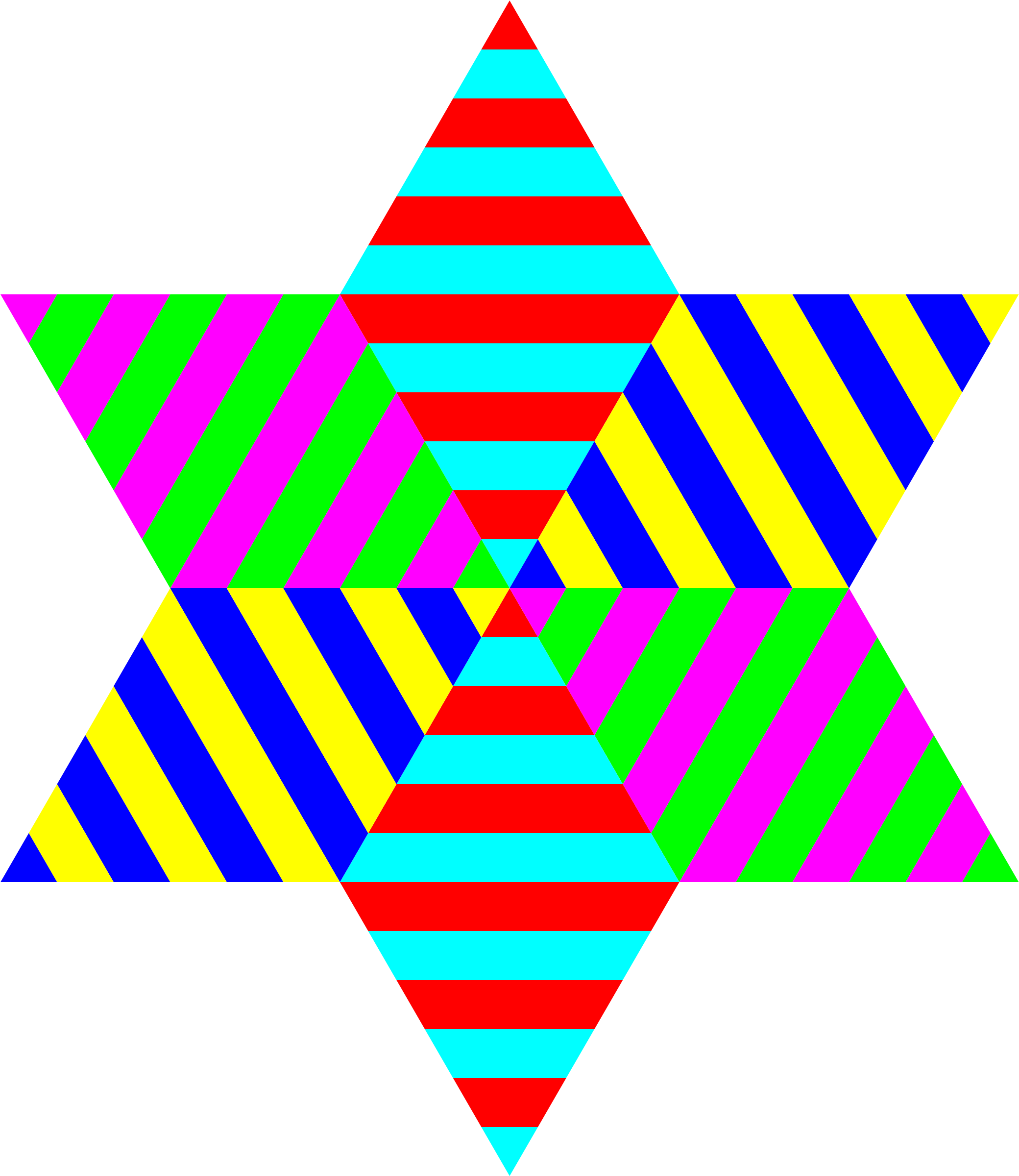 Big Image - Cafepress Rainbow Stripped Six Pointed S Iphone 7 Tough (2400x2400), Png Download