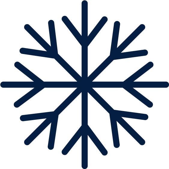 Snow & Ice Melt - Ac Cooling Logo (580x580), Png Download