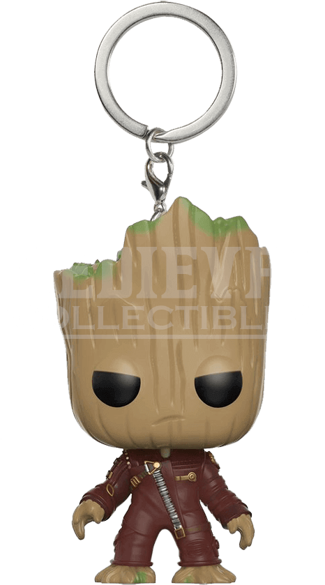 Guardians Of The Galaxy 2 Groot Pop Keychain - Guardians Of The Galaxy 2 Pop Vinyl Keyring (850x850), Png Download