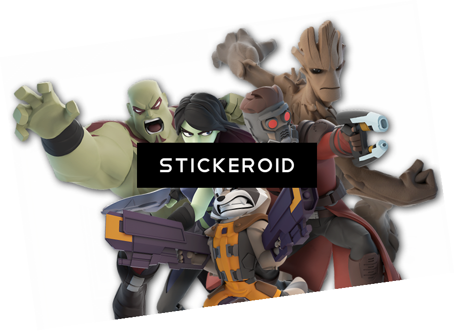 Guardians Of The Galaxy Hd - Disney Infinity 2.0 - Guardians Poster Print (22 X (908x661), Png Download