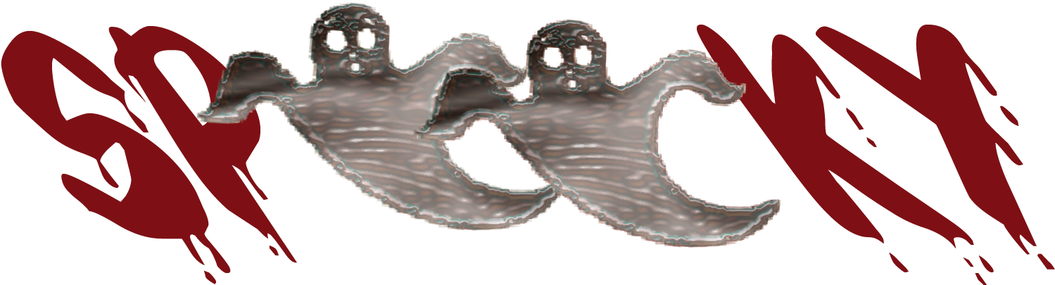 Don't - Spooky Word Art Png (1603x498), Png Download