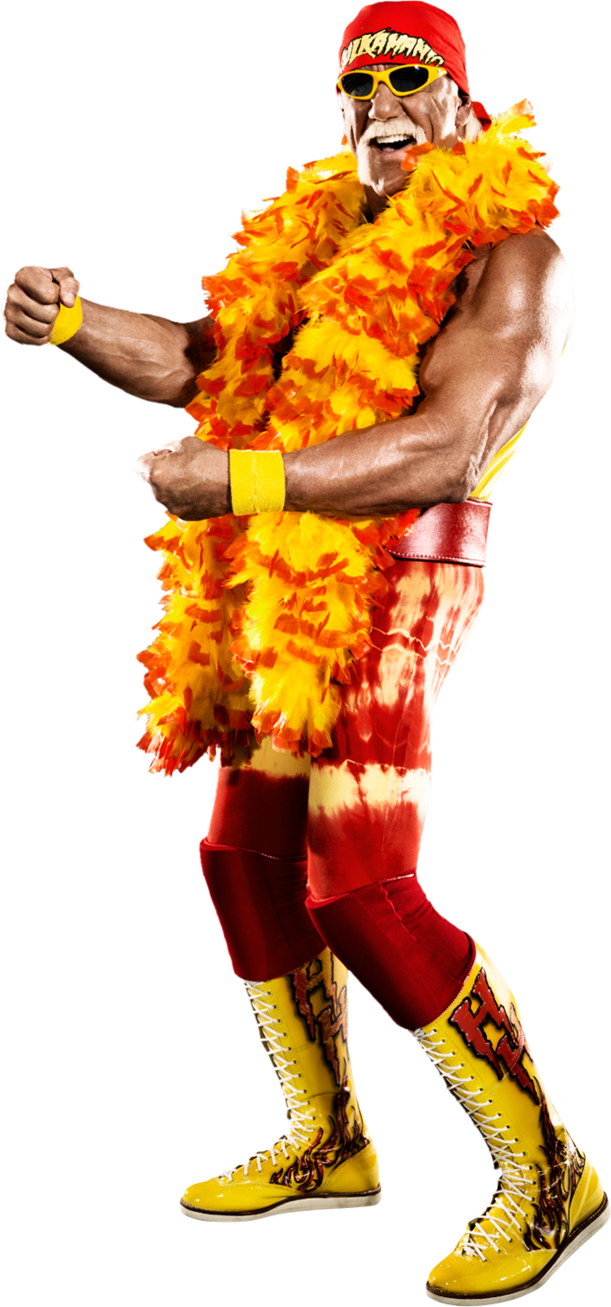 729 Kb Png - Hulk Hogan Wrestling Attire (611x1307), Png Download