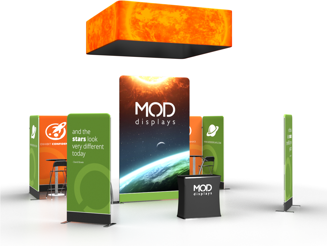 20 X 20 Waveline Media - 20 X 20 Island Trade Show Booth Ideas (1280x1024), Png Download
