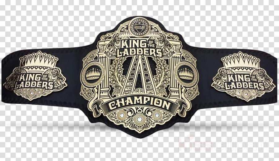 Download Ladder Championship Belt Clipart Wwe Championship - King Of The Ladders Championship (900x520), Png Download