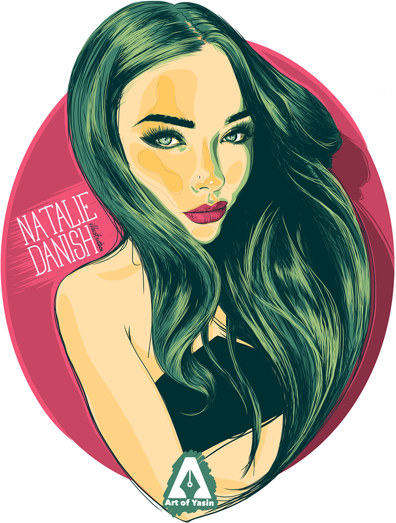 Natalie Danish - Drawing (1400x1050), Png Download