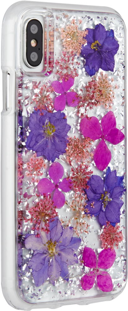 Multi Flower Flashy Iphone X Case - Case Mate Karat Petals Pink Iphone X (1024x1024), Png Download