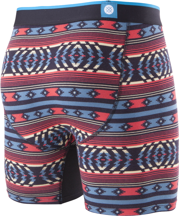 Stance - Lightning Wholester - Red - Back - Board Short (966x1449), Png Download