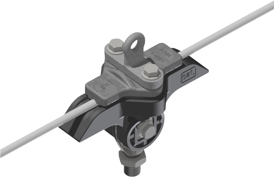 Line Insulator To Steel Cable Kusys Type 1 With Suspension - Rifle (960x722), Png Download