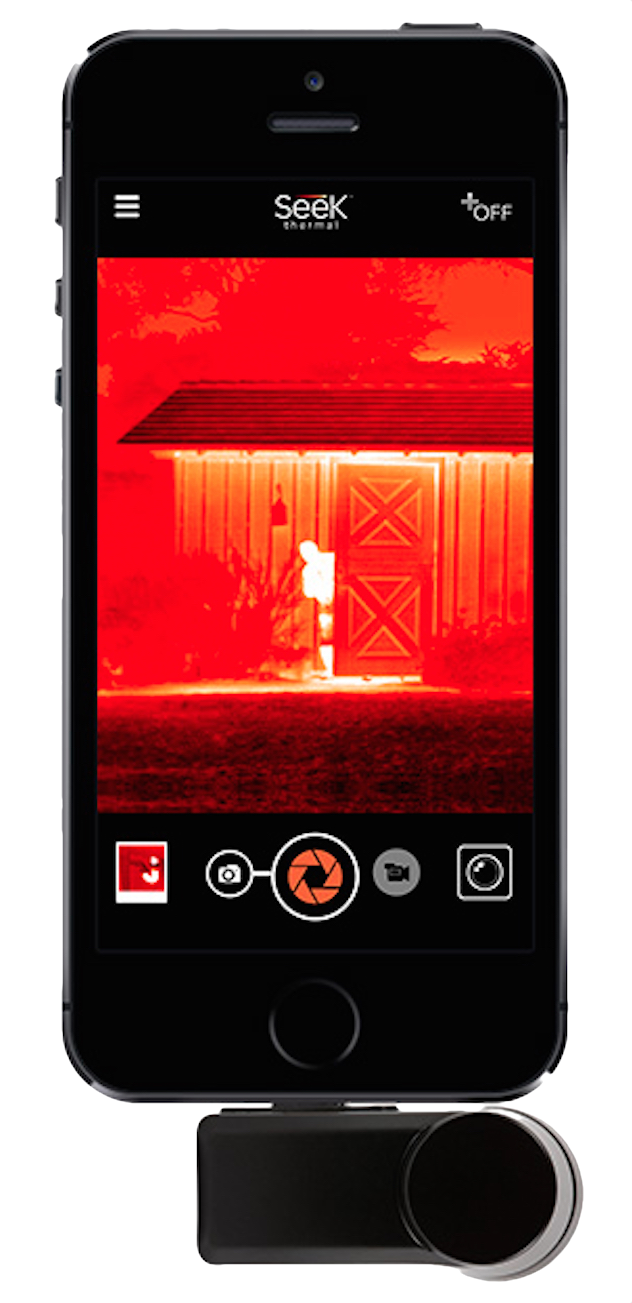Night Vision In The Field - Seek Thermal Imaging Camera For Ios Devices (632x1303), Png Download