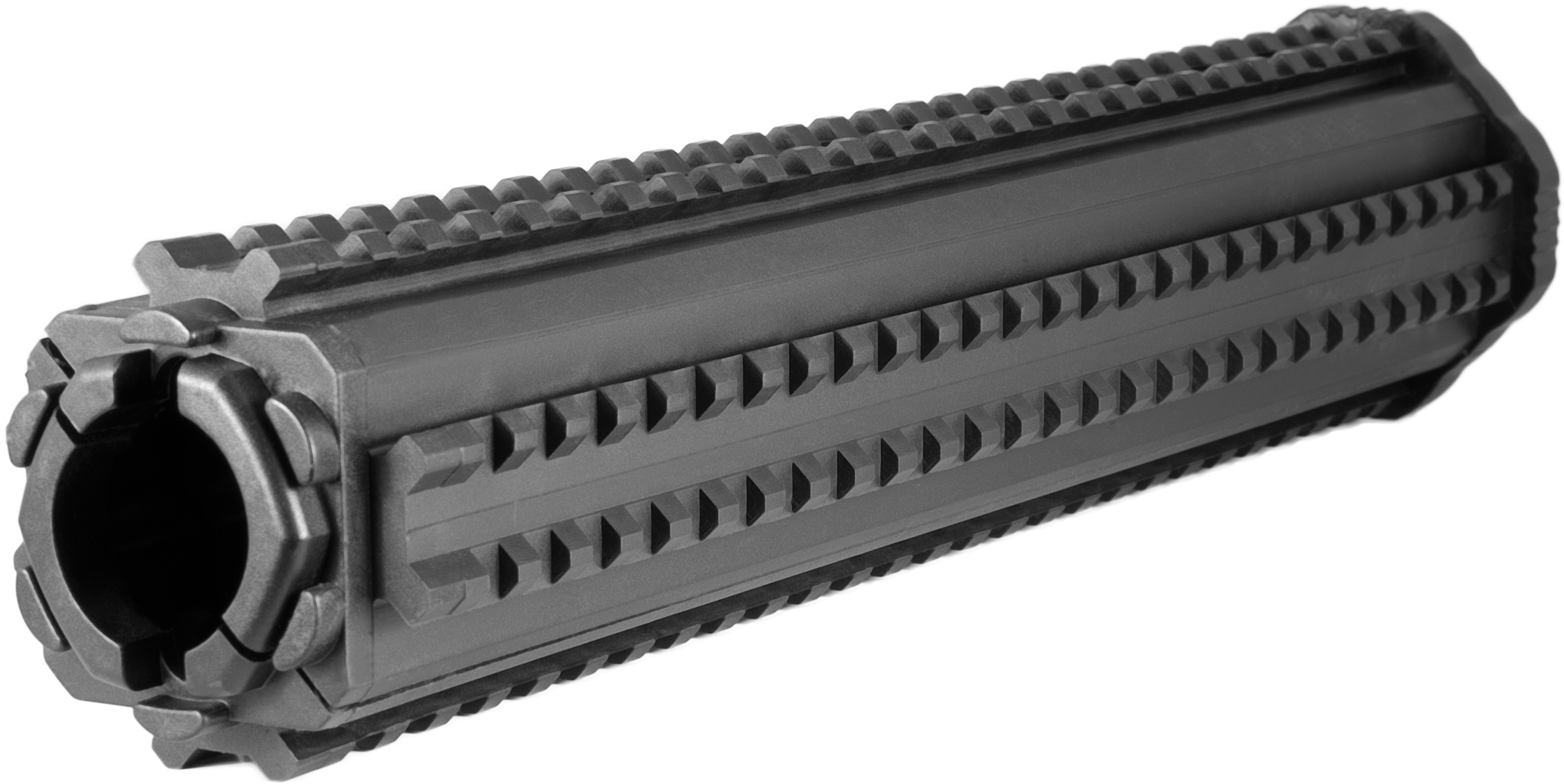 Mission First Tactical M44l 4-sided Handguard Rail - Airsoft M4 Lightweight Handguard (3825x1950), Png Download