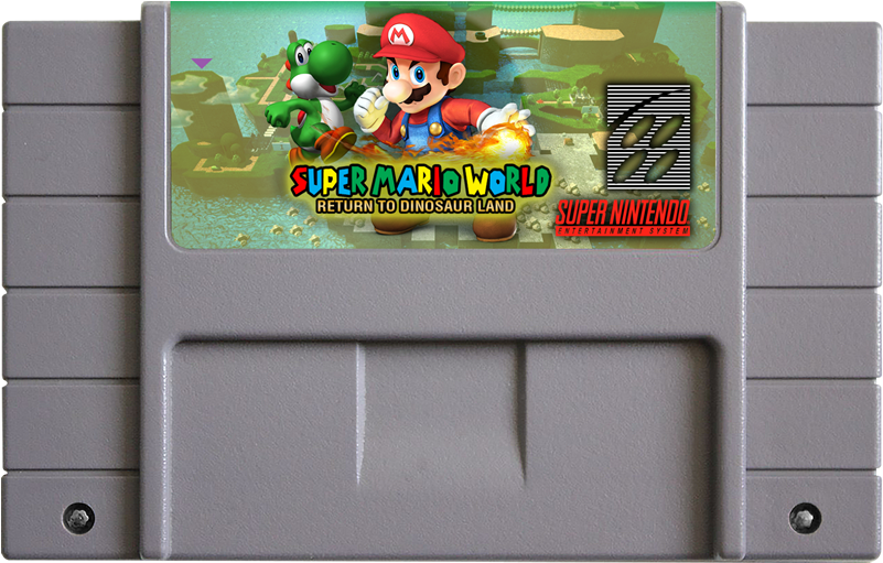 Super Mario World - Secret Of Mana 2 (in Box) - Snes (860x860), Png Download