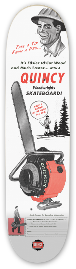 Chainsaw Deck - Skateboard Deck (902x902), Png Download