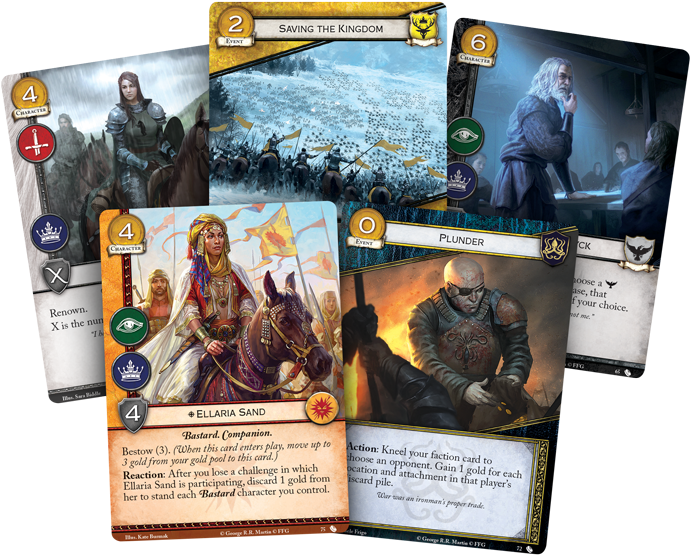 With A Host Of Characters Like Othell Yarwyck, Strong - Game Of Thrones: The Card Game - Oberyn's Revenge (700x565), Png Download
