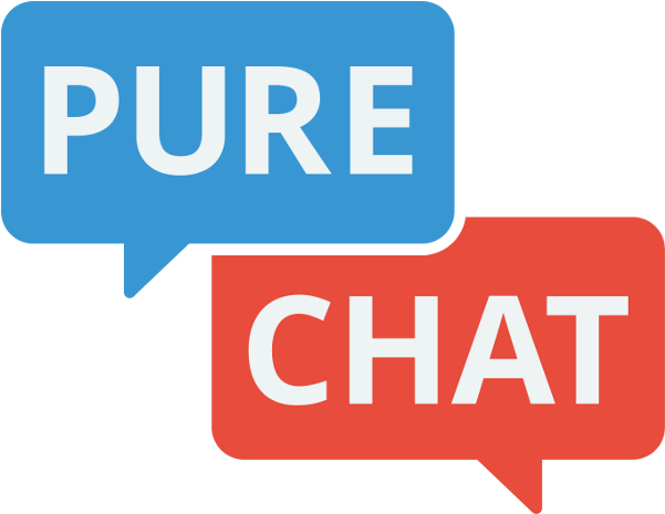Pure Chat - Pure Chat Logo (600x600), Png Download