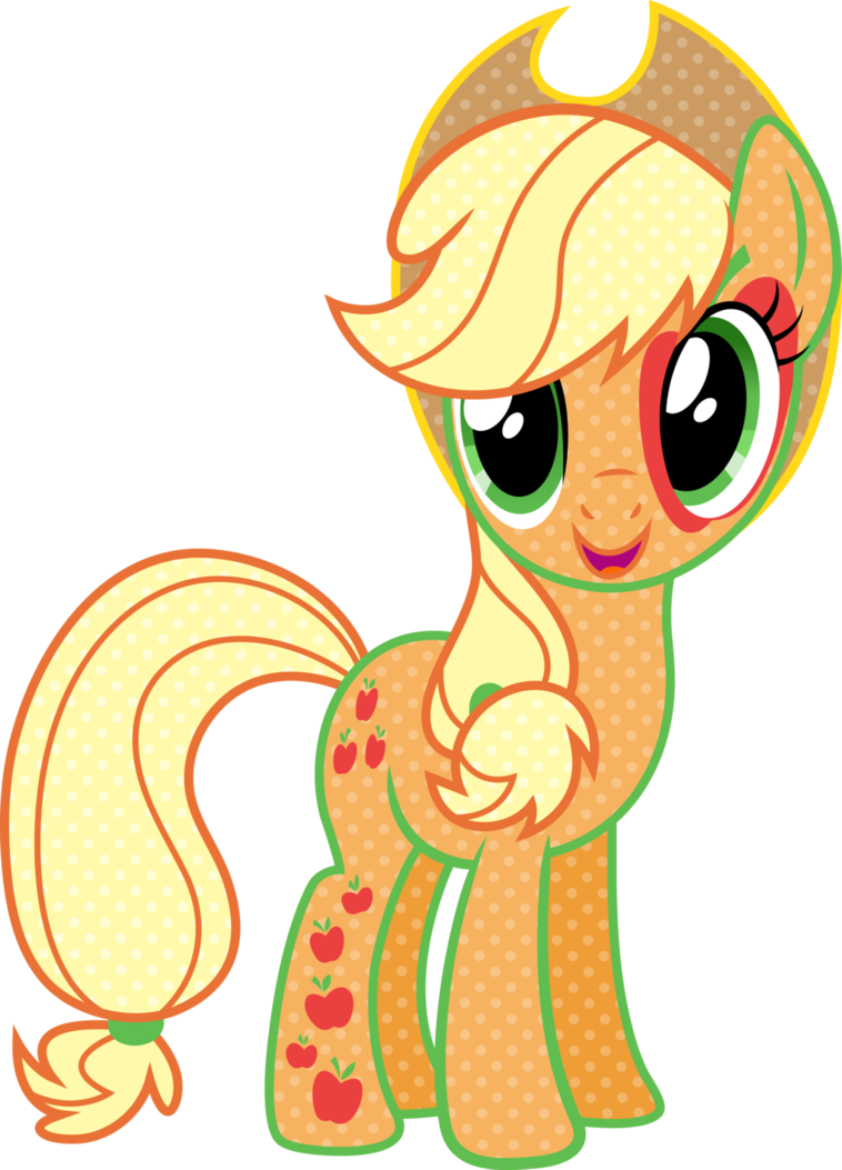 Chainsaw Clipart Mlp - Mlp Applejack Cutie Mark Magic (758x1053), Png Download