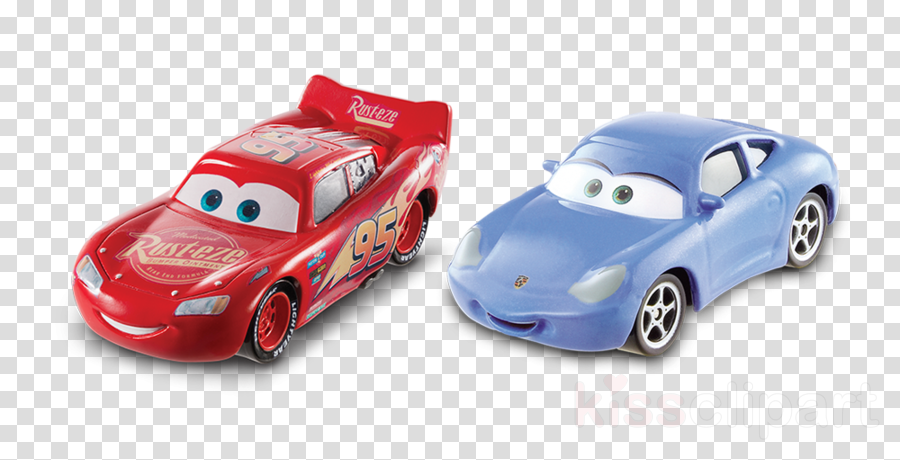 Cars 3 Lightning Mcqueen Diecast Clipart Lightning - Cars 3 Lightning Mcqueen Sally (900x460), Png Download