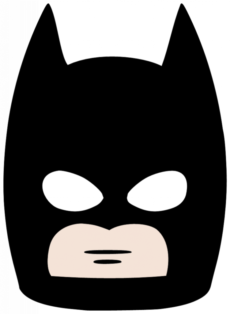 Clipart Freeuse Download Batman Download Free Png Photo - Lego Batman Face Template (751x1024), Png Download