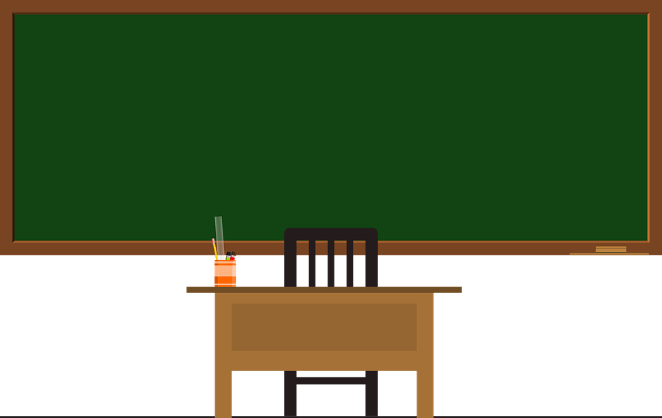 Chalkboard Book Cliparts - Blackboard Vector (960x606), Png Download