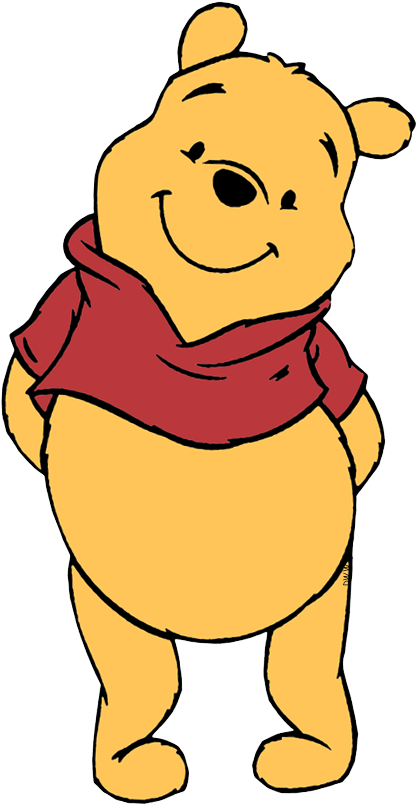 Winnie The Pooh Clipart Christmas - Winnie The Pooh Face Clipart (429x816), Png Download