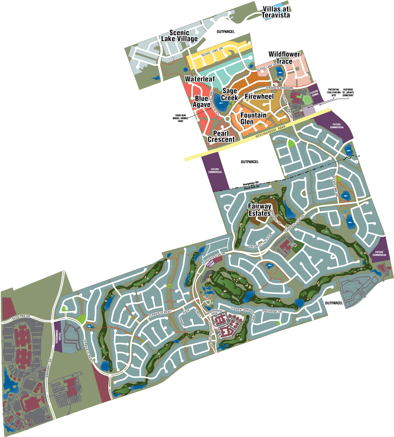 Map Not To Scale - Round Rock (2160x1800), Png Download