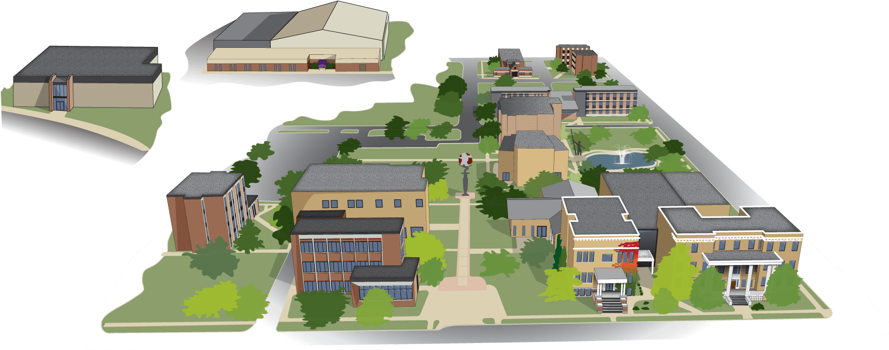 Download Campus Map Waldorf University Forest City Iowa Campus PNG
