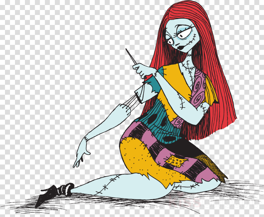 Nightmare Before Christmas Sally Clipart Jack Skellington - Sally Nightmare Before Christmas Png (900x740), Png Download