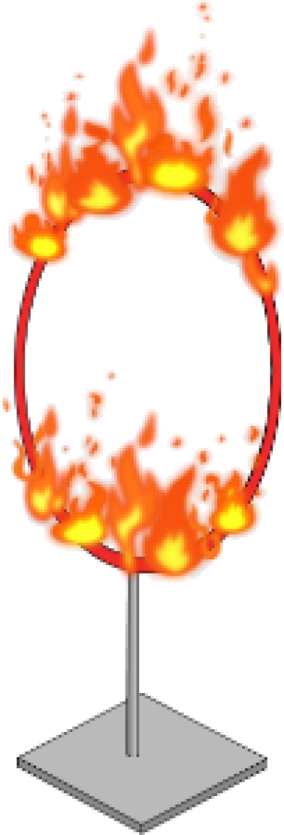 Fire Emoji Transparent Ring Of Fire Png Ring Of Fire - Circus Ring Of Fire Png (400x1176), Png Download