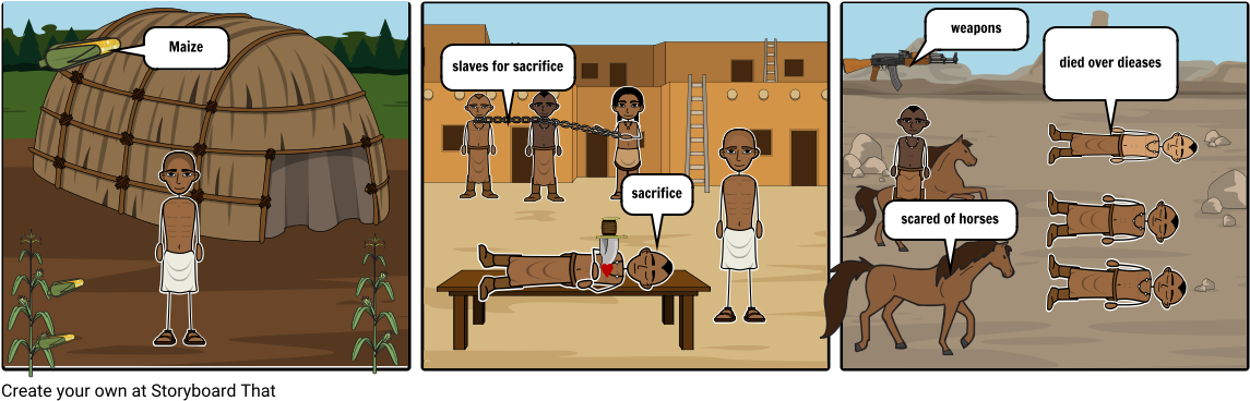 Aztec - Cartoon (1164x385), Png Download