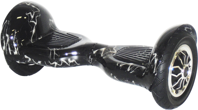 Black Lightning Hoverboard (750x495), Png Download