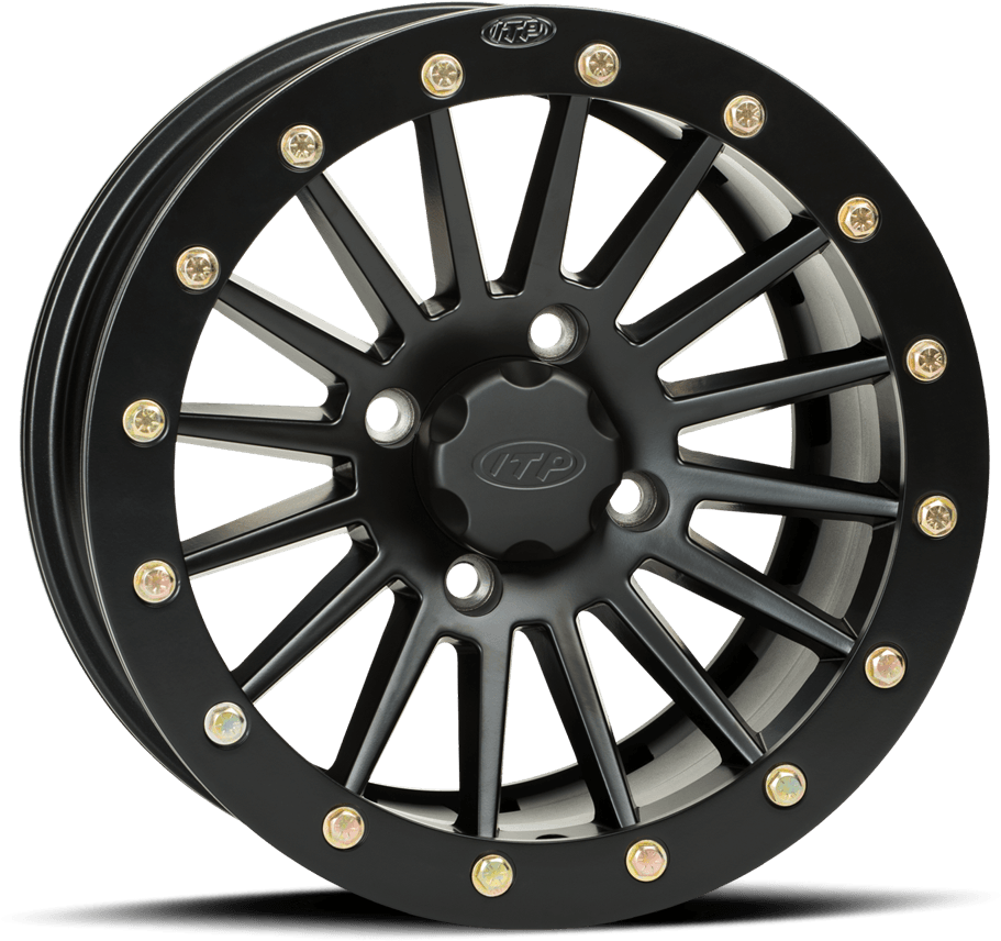 Itp Sd Dual Beadlock Matte Black/black Ring - 15 Msa Beadlock Wheels (1000x1000), Png Download