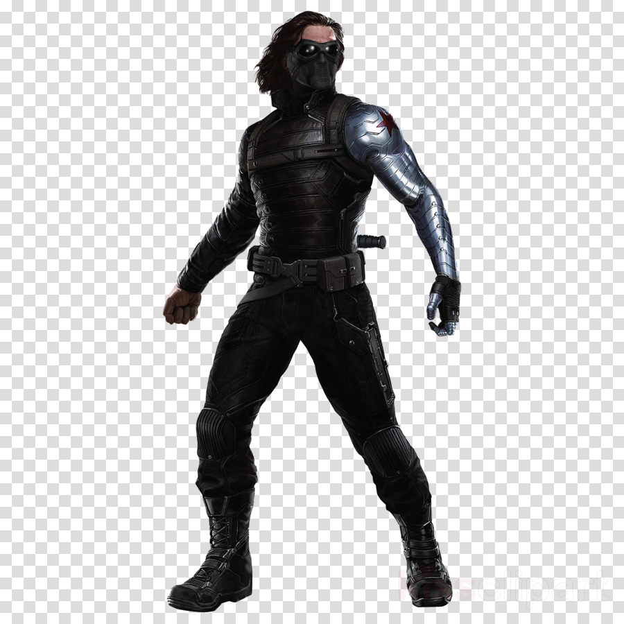 Winter Soldier Png Clipart Bucky Barnes Captain America - Soldado Del Invierno Marvel (900x900), Png Download
