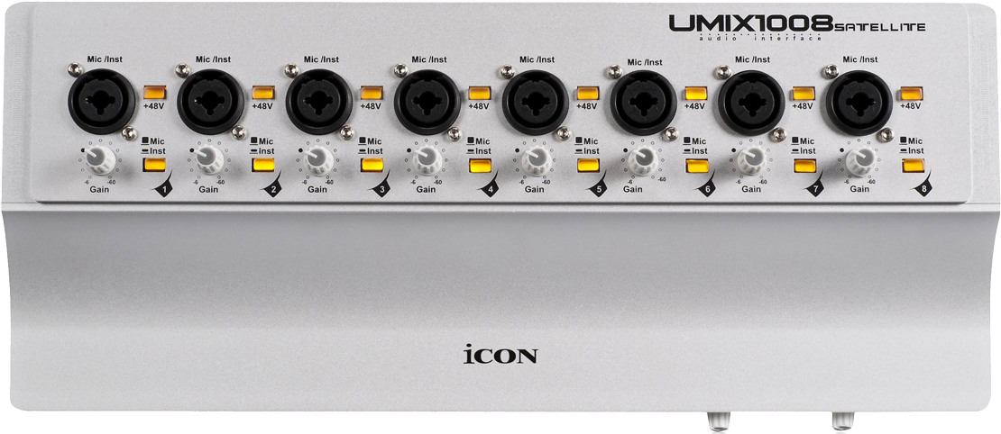 Satellite1008 - Icon Umix 1008 Satellite Usb Audio Interface (1157x613), Png Download