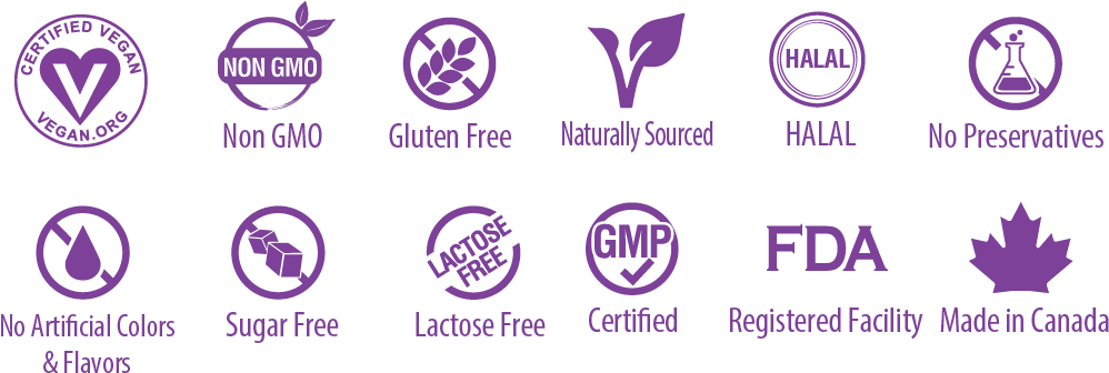 Vegan Certified, Non-gmo, All Natural - Certified Vegan Square Sticker 3" X 3" (1000x342), Png Download