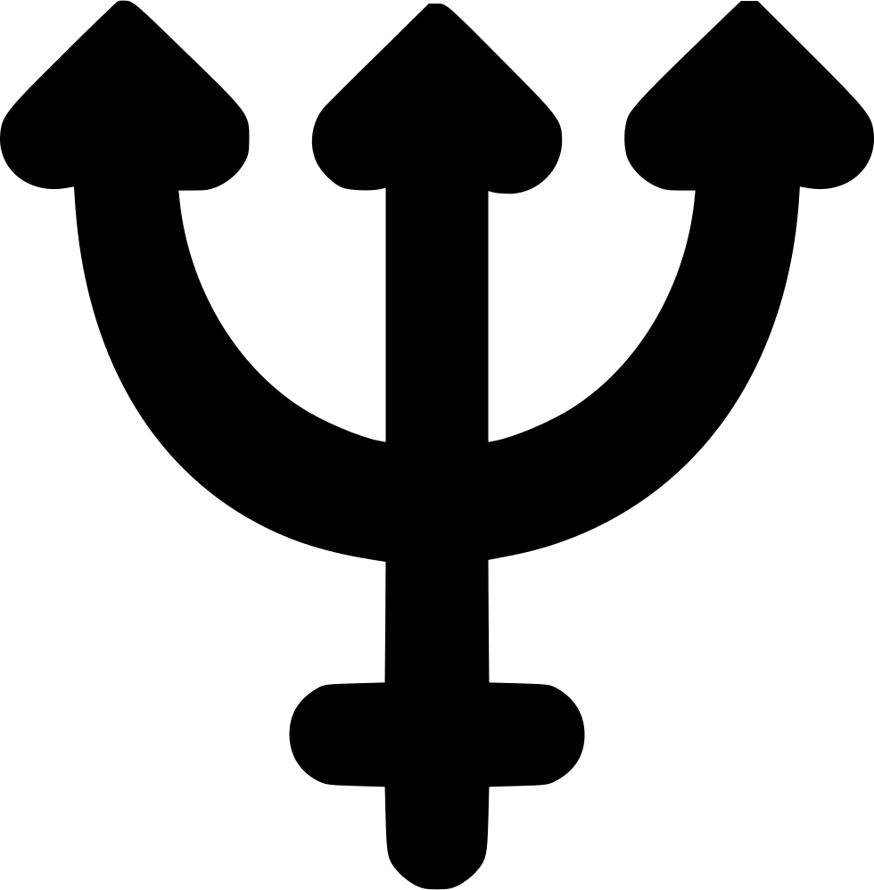 Png File Svg - Simbolos De Neptuno Planeta (980x998), Png Download