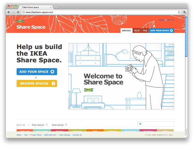 Share Space // Ikea - Diagram (670x511), Png Download