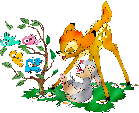 Bambi Clipart Thumper - Bambi & Thumper Png (600x600), Png Download