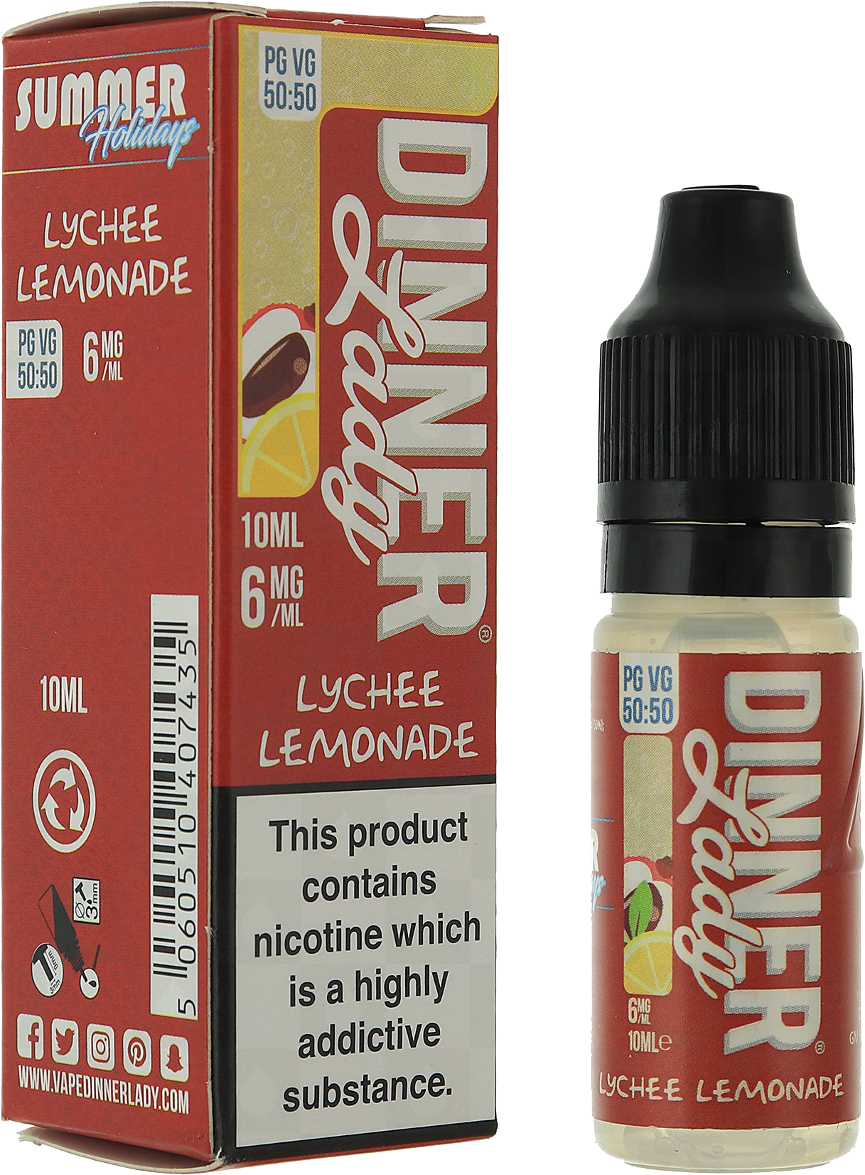 Lychee Lemonade E-liquid 10ml - Electronic Cigarette Aerosol And Liquid (1800x1800), Png Download
