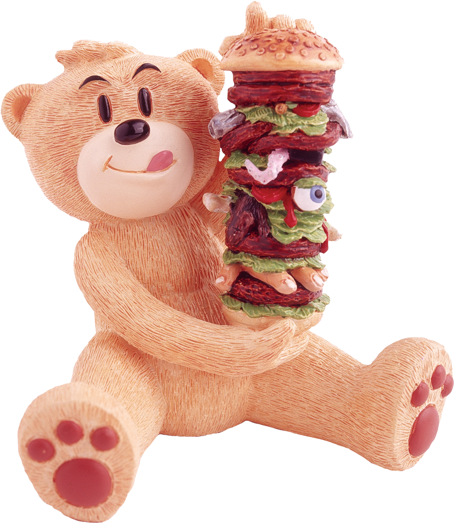 Bad Taste Bears Figurka Stojąca Funny, Mac 4, Teddy - Bad Taste Bears Mac Bad Taste Bear Figurine (955x1090), Png Download