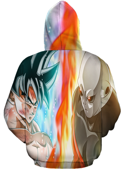 Dragon Ball Super Goku Vs Jiren Overflowing Aura Hoodie - Goku (700x700), Png Download