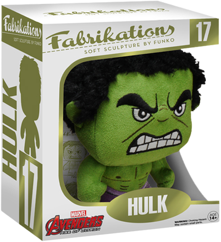 Age Of Ultron Hulk Fabrikations Plush - Funko Fabrikations Avengers 2 - Hulk Action Figure (600x600), Png Download