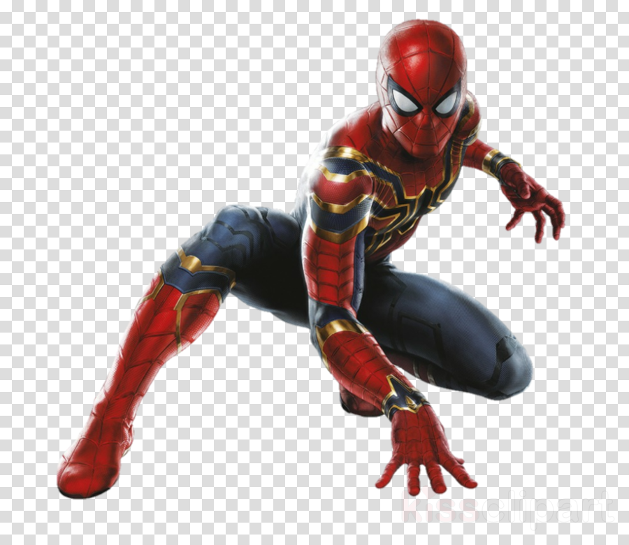 Avengers Infinity War Spiderman Png Clipart Spider-man - Spiderman Avengers Infinity War Png (900x780), Png Download
